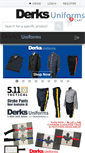 Mobile Screenshot of derksuniforms.ca